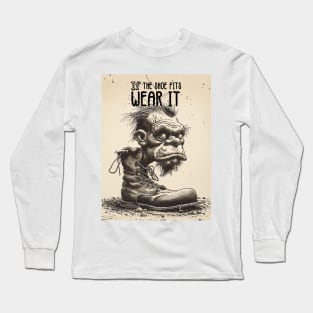 The Troll: If the Shoe Fits, Wear It Long Sleeve T-Shirt